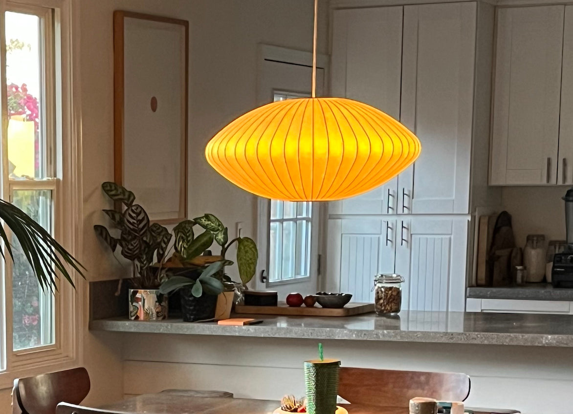 SOLD! Saucer Bubble Lamp by George Nelson & Associate for Howard Miller